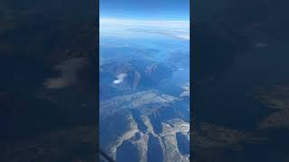 Beautiful view of Locarno amp Lake Maggiore seen from airplane switzerland swissalps alps [upl. by Tyne]