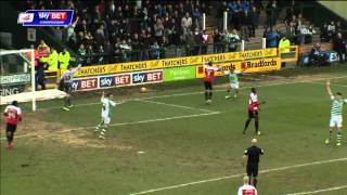 Yeovil Town vs Doncaster Rovers  Championship 201314 [upl. by Macnair]