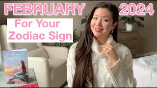 FEBRUARY 2024 Monthly Reading For Your Zodiac Sign 🧠💡☁️ 🪽 [upl. by Areip]