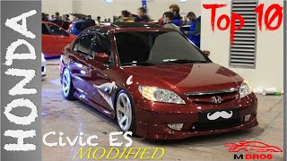 Top 10 Honda Civic ES Modified  7th Generation  20012005  M Bros [upl. by Oglesby]