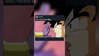 GOKU TRICKED BEERUS 😂🔥 funny fool shortfeed goku [upl. by Carolyne534]