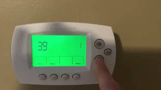 How to reset your Honeywell thermostat [upl. by Gisella]