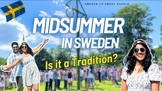 Midsummer Celebrations in SWEDEN  Is it a Swedish Tradition  Telugu Vlogs  Living in Sweden [upl. by Fredenburg]