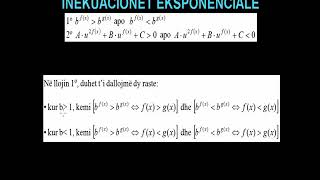 3 Matematika Klasa 11 Mesimi 3 Inekuacioni eksponencial [upl. by Paluas630]