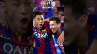 MSN Barcelona vs Atletico  LaLiga 201415  msn barcelona atleticomadrid laliga messi neymar [upl. by Tyra]