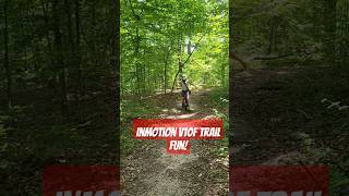 taking the Inmotion v10f electric unicycle off road [upl. by Zosima]