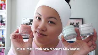 MultiMasking with AVON Anew Clay Masks [upl. by Marietta]