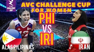 PHILIPPINES vs IRAN AVC CHALLENGE CUP 2024 LIVE SCOREBOARD [upl. by Nsaj]