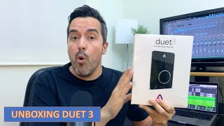 Unboxing Interface Apogee Duet 3 [upl. by Atteyek]