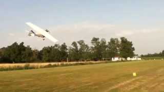 Crash of an ULM takeoff in France [upl. by Reprah]