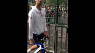 Novak Djokovic security control in Monte Carlo 2017 [upl. by Casimir]