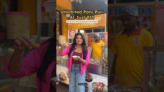 Unlimited Pani Puri At Just ₹75 shorts [upl. by Brass562]