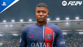 FC 24  Monaco vs PSG  Ligue 1 2324 Match  PS5 Gameplay [upl. by Rickey]