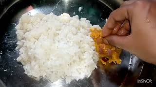 কার কার এই খাবার প্রিয়foodvideo rice [upl. by Enalahs]