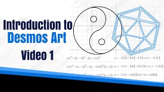 How to Create Desmos Art 1  Lines and Circles  Step by Step Guide [upl. by Doria]