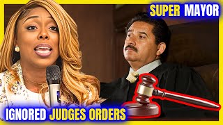 Super Mayor Tiffany Henyard DEFIES Judges Orders [upl. by Olinde]