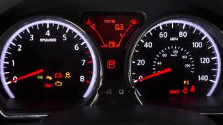 2015 NISSAN Versa Sedan  Warning and Indicator Lights [upl. by Hgielrahc]