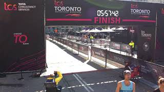 TCS Toronto Waterfront Marathon 2024  Finish Line Camera  RAW Feed [upl. by Aenet]