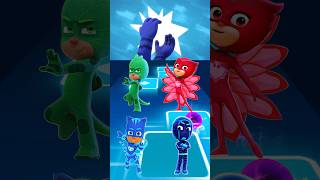 PJ Masks  Owlette 🆚 CatBoy 🆚 Night Ninja 🆚 Gekko X Dance Song Tiles Hop EDM Rush shorts [upl. by Weibel]