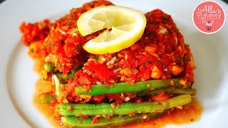 How To Cook Cod Baked Cod Fillet In Tomato Sauce  Треска запеченная в томатном соусе [upl. by Jung]