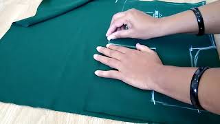 Simple Blouse Marking And Cutting [upl. by Leahcimnaj140]