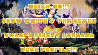 HeighHo Snow White amp The Seven Dwarfs Disney Lorcana Deck Profile [upl. by Bogoch]