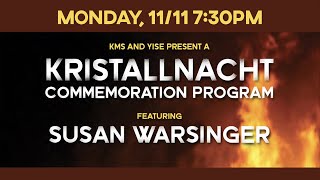 2024 Kristallnacht Commemoration [upl. by Martelle]