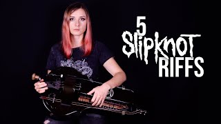 5 Slipknot riffs on hurdy gurdy [upl. by Rosena]