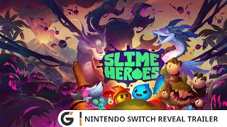 Slime Heroes  Nintendo Switch Reveal trailer [upl. by Neibaf]