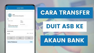 Cara Keluarkan Atau Pindah Duit Dalam ASB Ke Akaun Bank Melalui Aplikasi myASNB  Jualan Balik Unit [upl. by Anirdna]