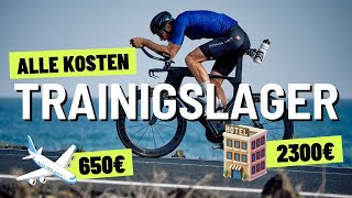 Was kostet ein Triathlon Trainingslager  Alle Kosten ausgerechnet [upl. by Eusoj]