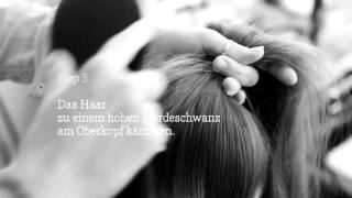 HaarTutorial Ponytail mit Haarspange [upl. by Malcom]