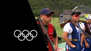 Skeet Shooting Olympic Record  Shootout For Gold  Olympic Records [upl. by Dunseath226]