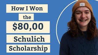 GrantMe Reviews Schulich Leader Scholarship Winner How Mattie Won 80000 [upl. by Rudiger]