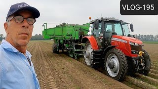 FARMVLOG 195 aardappelen rooien [upl. by Borman]