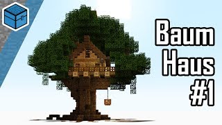 Baumhaus bauen in Minecraft  Minecraft Baumhaus bauen  Teil 12 [upl. by Aiz989]