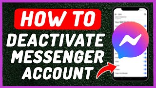 How To Deactivate Messenger  Deactivate Messenger Account [upl. by Aisatnaf]