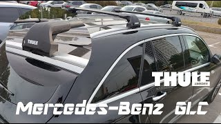 Montage des Dachtragers Thule Wingbar Edge Mercedes GLC [upl. by Odirfliw]