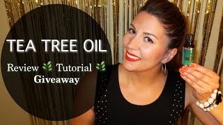 Tea Tree Oil  Review amp Giveaway [upl. by Enala]