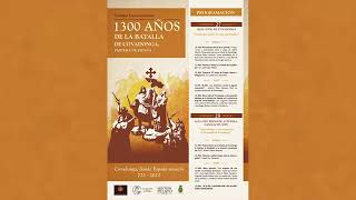 1ªj realizada por quotEscritores con la Historiaquot sobre el 1300 aniversario de la Batalla de Covadonga [upl. by Marr]