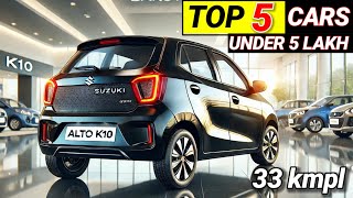 Top 5 Cars Under 5 Lakh Budget In India 2024  Best Car Under 5 Lakh [upl. by Nylsej]