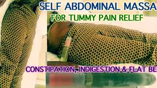 SELF ABDOMEN MASSAGE TO RELIEF GAS TUMMY PAIN [upl. by Draude]