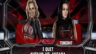 WWE 2K14 Aksana vs Natalya I Quit Match [upl. by Yacano]