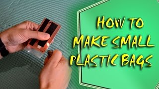 Life Hack  You Can Make Small Plastic Bags With Plastic Cards [upl. by Nosna]