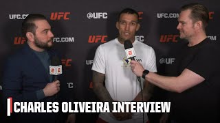 Charles Oliveira looks ahead to UFC 300 fight vs Arman Tsarukyan  ESPN MMA [upl. by Yrovi583]