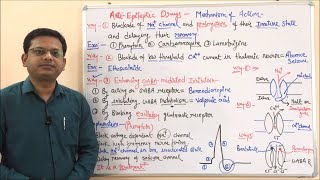 Anti Epileptic Drugs Part 02 Final  Classification amp Mechanism of Action of Antiepileptic Drugs [upl. by Navetse]