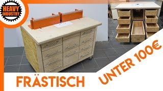 🔥 UNTER 100€ 12 Frästisch einfach selber bauen [upl. by Cheryl]