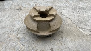 mitti ka chulha beautiful village life rural life mini chula stove wood stove mud stove [upl. by Tteltrab283]