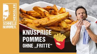 Schnelles Pommes aus dem Ofen Rezept von Steffen Henssler  Günstige Rezepte [upl. by Menendez]