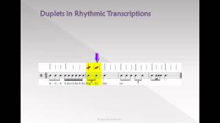 How to play duplets against triplets or 2s against 3s rhythms on piano [upl. by Vanni58]